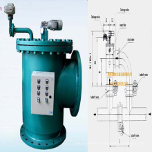 Filtre à eau automatique Brushaway pour système de chauffage à eau chaude sanitaire